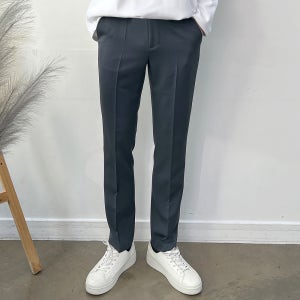 (기획무배) 링클프리 10부 시크릿 밴딩 슬랙스 4컬러 S~3XL 빅사이즈
