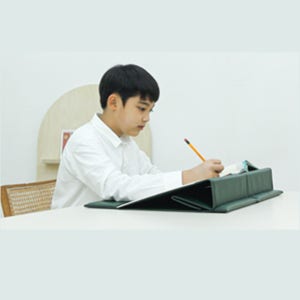 피기책상 독서대 필기대 수험생 부드러운 가죽 태블릿거치대 일자형