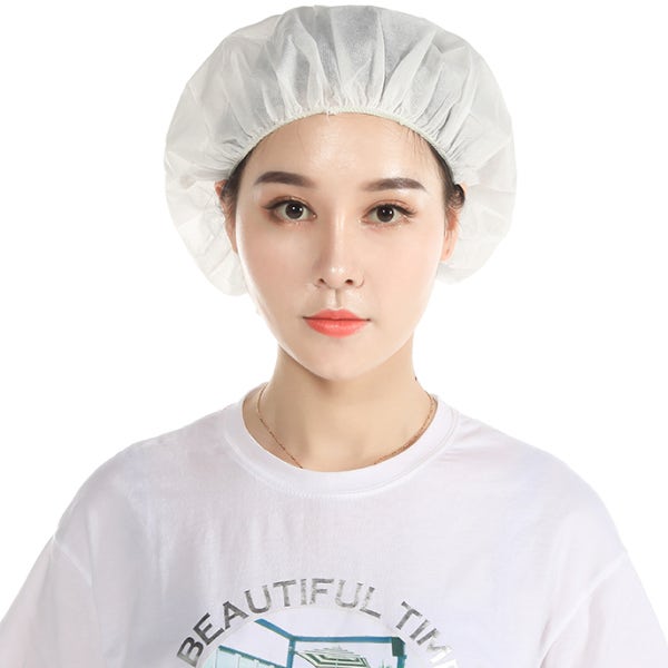 일회용위생모 100매 부직포 주방 망사 조리 위생모자 보급형