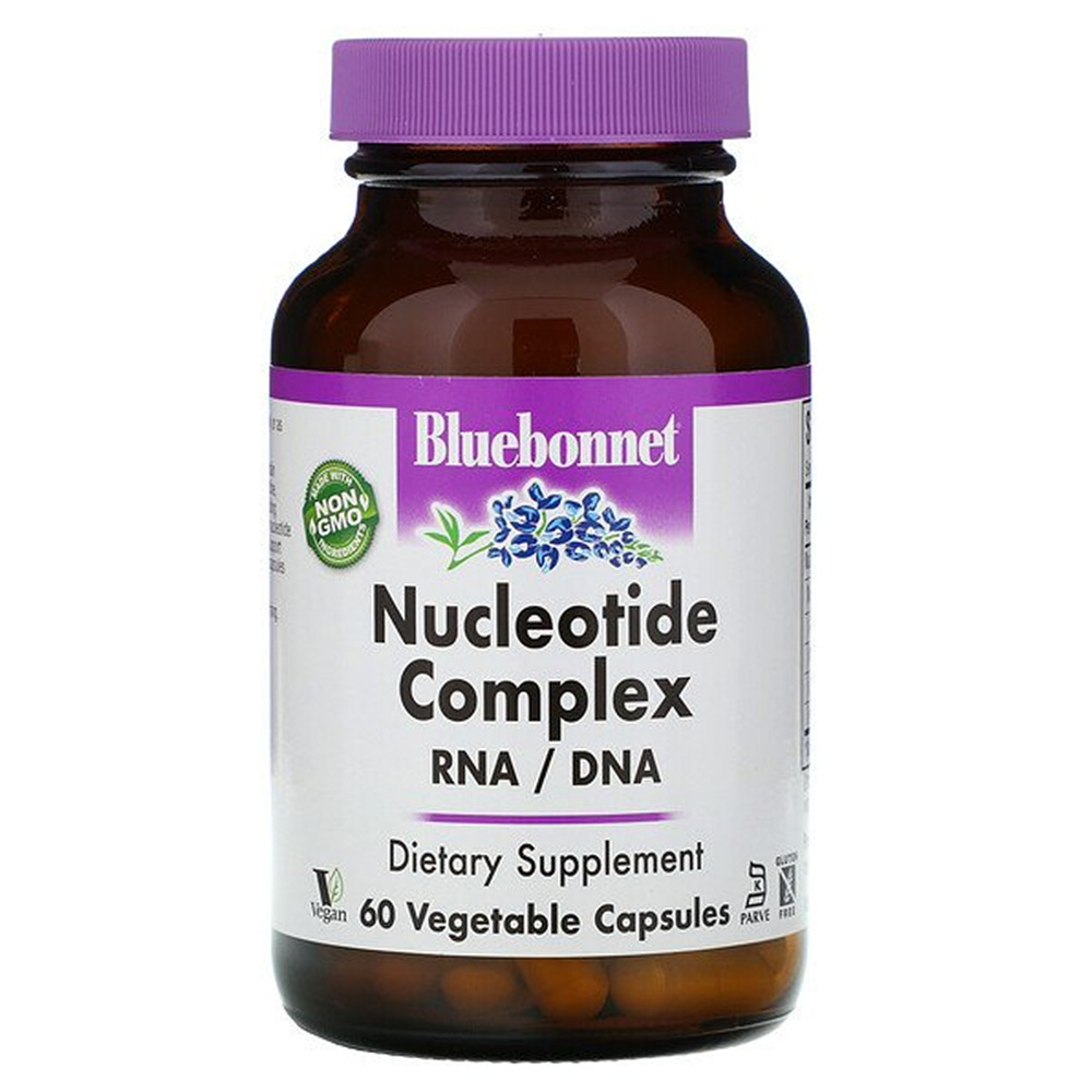 블루보넷 뉴트리션 <b>뉴클레오티드 컴플렉스</b> RNA / DNA 식물성 캡슐 60정