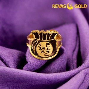 리바스골드 99.9 순금 돌반지 프리미엄 패키지 1g 복뱀