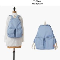 AMIACALVA BACK PACK 아미아칼바 백팩 GROSGRAIN BACKPACK SAX BLUE