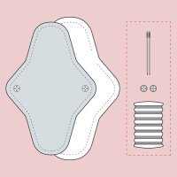 [지구별가게] 면생리대 만들기 라이너 DIY 키트 친환경 제로웨이스트 환경교육