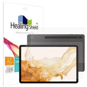 [세트]갤럭시탭시리즈 항균 종이질감 블루라이트차단 액정 무광후면(각1매) 갤럭시 탭 S8+, 1매입