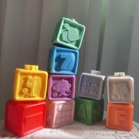 피셔프라이스 창의쑥쑥 EQ 소프트 블럭 쌓기 물총 물놀이 유아 목욕장난감