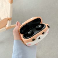 애플 비츠 스튜디오 버즈 실리콘 시바견 케이스 beats studio buds case