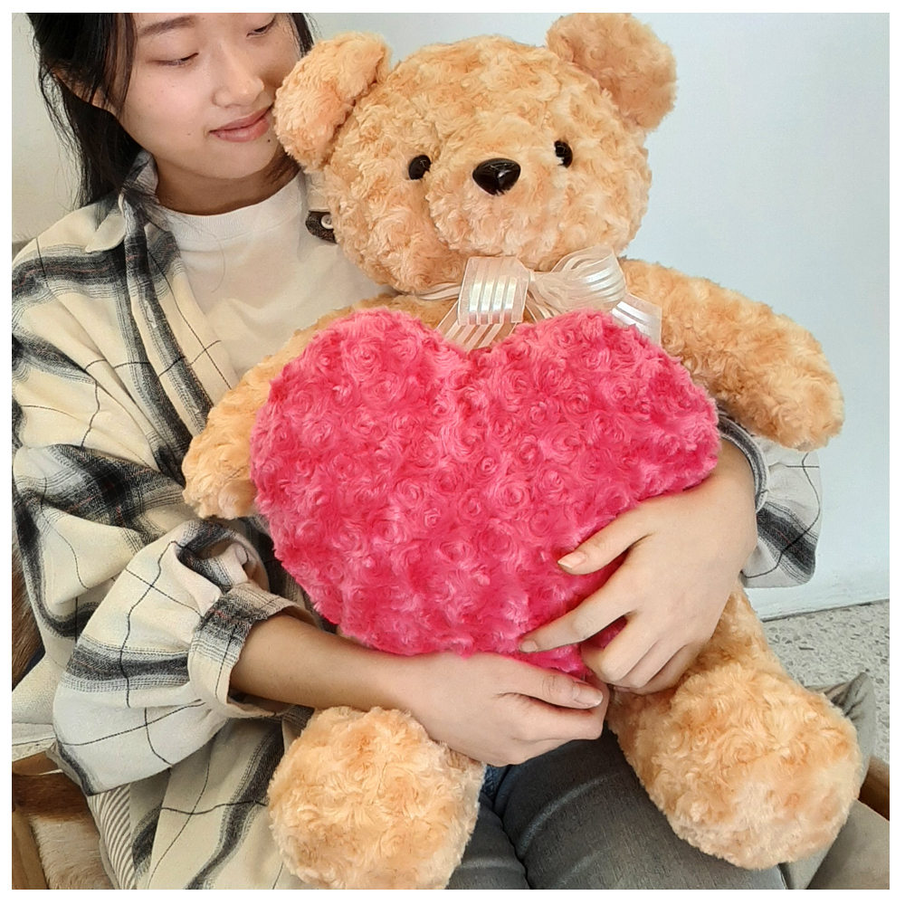 러블리 곰돌이인형 하트베어 60cm