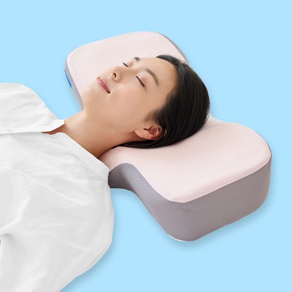 베개날다 잠솔솔 베개 거북목 일자목 목디스크 경추베개 메쉬핑크