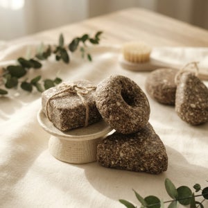 설거지 주방 비누 만들기 5인 키트 친환경 커피 비누 제로웨이스트 diy세트