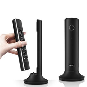 필립스 M450 1.7GHz 디지털 무선전화기 블랙
