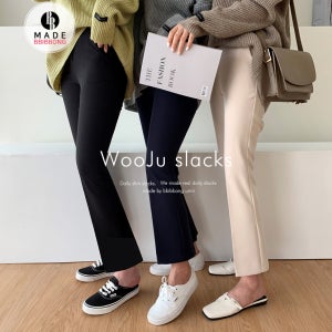 [삐뽕언니] (B-MADE/누적7만장/우주편한)크롭 부츠컷 슬랙스(기장선택,7color)