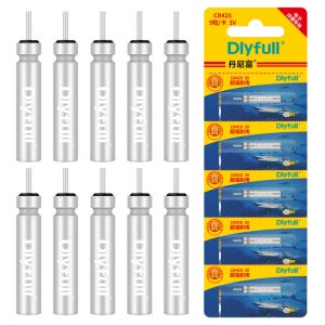 전자찌 배터리 CR425 전자 케미 DLYFULL 리튬 건전지 100개