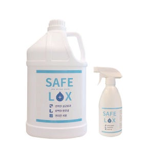 오늘출발 세이프록스 살균소독제 차아염소산수 소독수 살균스프레이 4.5L, 1개