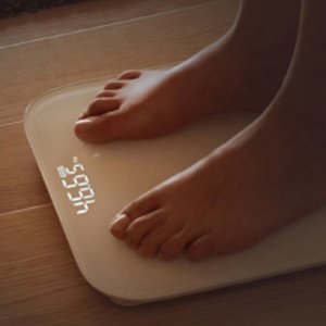 LED 가정용 디지털 체중계 , 화이트