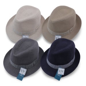 찬스ChanS 중절모 봄 여름 할아버지 카페 바리스타 페도라 신사 모자 CL-N215