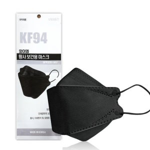 KF94 와이엠 마스크 대형 블랙 50매 여름