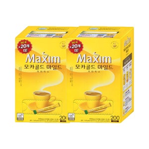 맥심 모카골드 마일드 커피믹스 200개 X 2개(400개)