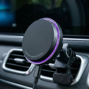 카멜레온360 맥세이프 차량용 핸드폰 거치대 자석 무선 충전기 마그네틱 송풍구타입 클립형