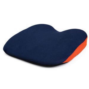 현대 코알라방석 메모리폼 3D입체 골반/남색+오렌지