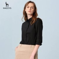 HAZZYS 헤지스 레이디스 여자 여성 블라우스 긴팔 드레스 셔츠 ASCSK12AK18