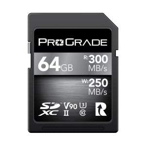 [ProGrade] 프로그레이드 64GB SD 메모리카드 SDXC UHS-II V90 300R