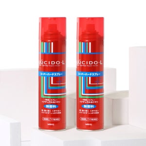 루시도엘 헤어스프레이 슈퍼하드 헤어픽서 잔머리 앞머리고정 293ml, 2개