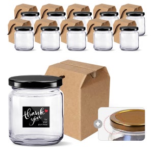 유리병 기획B-HMK700+선물상자+수축필름+스티커 (4종12세트구성) 캡_블랙 무료배송