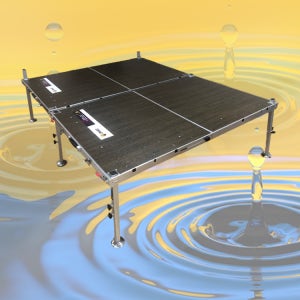 스마트상사 2000x1500 연결좌대 (용접형) 민물 대물낚시 발판 좌대 검정 가로형(롱롱다리3개 숏다리3개)