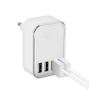 휴대폰 멀티충전기 USB 4포트 플러그형 동시충전 일반속도 KT4