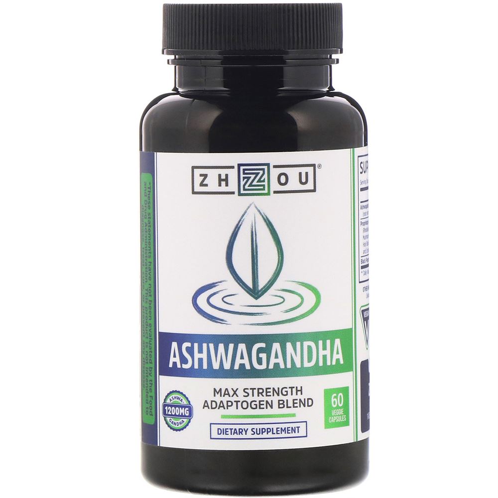 (2개) Zhou Nutrition Ashwagandha 아슈와간다 60캡슐
