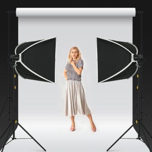 일체형 유튜브 촬영 조명 방송용 스튜디오 장비 60cm