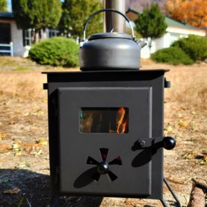 캠프365 화목난로 260 올인원 캠핑화목난로 화덕 오븐 직화 불멍 낚시 우드스토브
