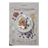 피코크 그래놀라 코코넛 피칸 Real Granola 380g