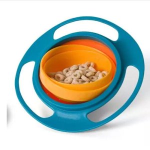 뜨거운 디자인 미니웨어 아기 키즈360 회전 비행 접시 그릇 아기 키즈 자기주도식