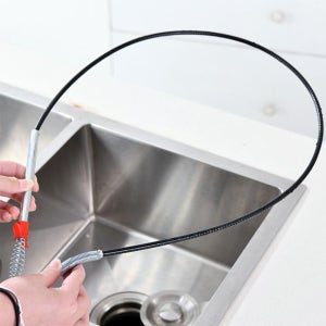 160cm 하수구 집게 막힘 싱크대 하수도 화장실 배수구 뚫기 세면대 뚫음 머리카락 제거