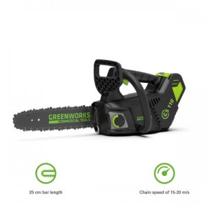 그린웍스 G-MAX 40V 10인치 탑핸들 톱만 (고속충전기, 배터리 없음) /충전 톱
