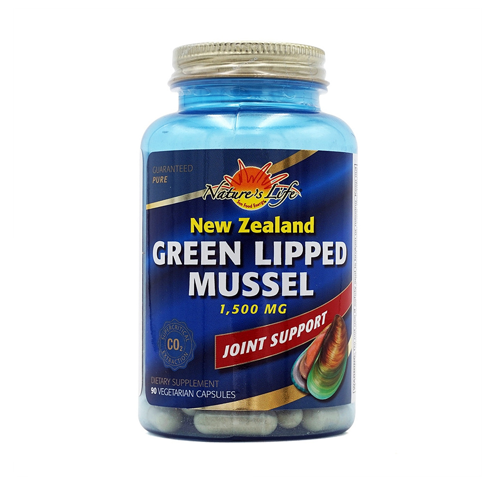 네이쳐스라이프 초록입홍합 <b>Green</b> <b>Lipped Mussel</b> 1500MG 캡슐 90정