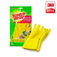 3M 순면코팅 고무장갑 노랑 / 스카치브라이트