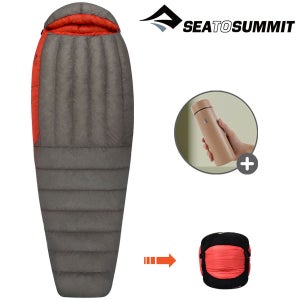 씨투써밋 플레임 -4도 유니섹스 RG 여성용 구스다운 백패킹 침낭 850필파워