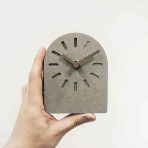 국산 그림자 무소음 탁상시계 책상 미니 탁상용 책상 인테리어 아날로그 레트로 엔틱 브라운