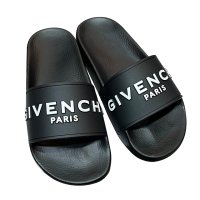 [압구정 더팩토리](당일) [GIVENCHY] 지방시 여성 파리 3D 로고 슬라이드 슬리퍼 블랙 (BE3004E0DH 001)