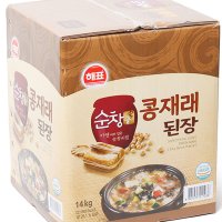 도매 업소용 해표 순창궁 콩재래 된장 14kg