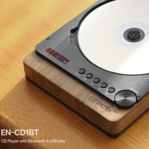 ENZER (엔저) EN-CD1BT CD플레이어 USB 블루투스 원목디자인