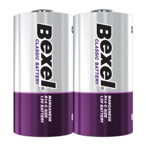 벡셀 망간 C형 건전지 벌크 2알