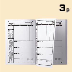 채우닭 다이어트일기 운동 식단 다이어트 다이어리 헬스 운동일지 플래너 66일 3권