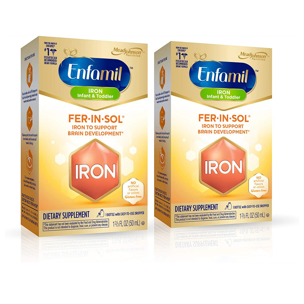 <b>엔파밀</b> 퍼 인 솔 아이언 50ml 2통 <b>Enfamil</b> Fer in Sol Iron