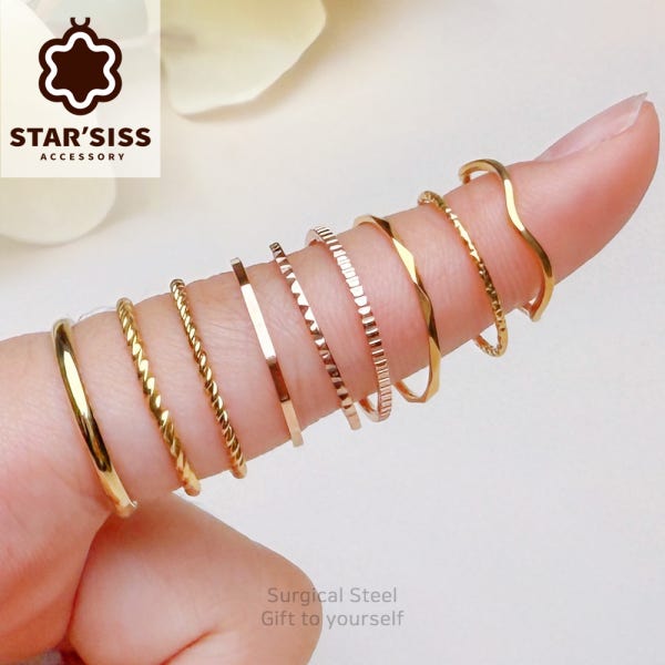 써지컬 반지 남자여자 민자 실반지 1mm 2mm 3mm 써지컬스틸 반지