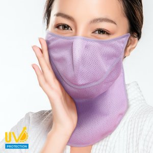 목까지 가려주는 여성 골프 자외선차단마스크 UV차단