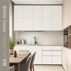 싱크대 인테리어필름 냉장고 가구 화이트 시트지 (10cm)