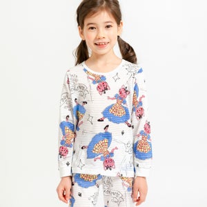 국내생산 멜리스 캣걸 9부 자가드 상하의 세트